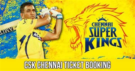 chennai super kings ticket booking